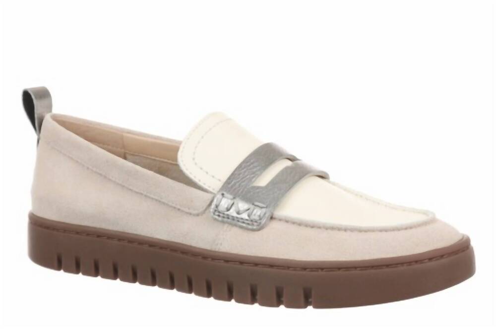 NEW VIONIC women's uptown v loafers in lucid beige multi